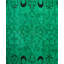 Tapis vert contemporain en laine noué à la main Costner 4 pi 9 po x 7 pi 6 po