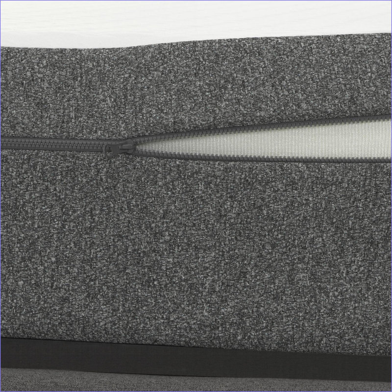 Matelas | Matelas ferme en mousse infusée de gel 8 po avec support pour grand lit | Blanc | Mousse, Grand lit