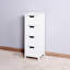 Armoire de rangement blanche pour salle de bain