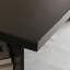 Bureau rectangulaire en bois massif noir-785306395