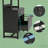 Spacious Filing Cabinet With Lockable Drawers And Open Bookcase For Office Organization-2126431470