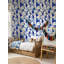 Papier peint bleu et blanc Playful Dogs-129451660