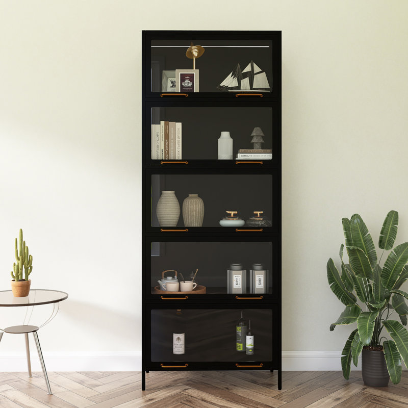 Grande vitrine en fer 78,75 po