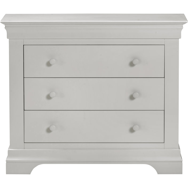Adaleya 3 Drawer Chest, Grey