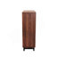 Armoire à chaussures avec portes à volets, armoire à chaussures à 6 niveaux avec tablettes réglables, range-chaussures moderne en bois pour hall d'entrée, couloir, placard, salon, noyer-292195894