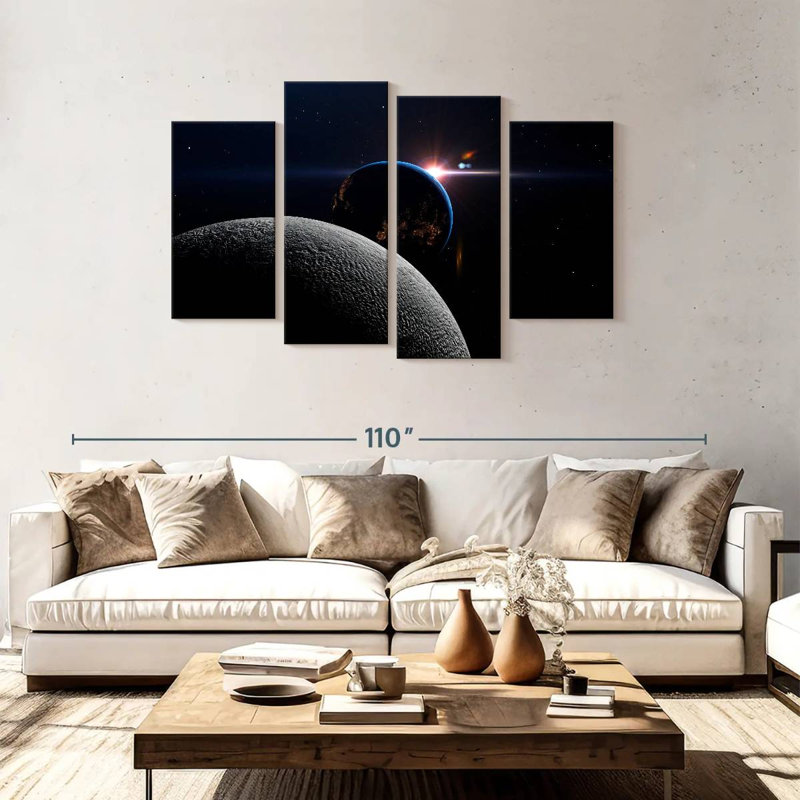 Oberle Lunar Eclipse, 48"H x 75"W