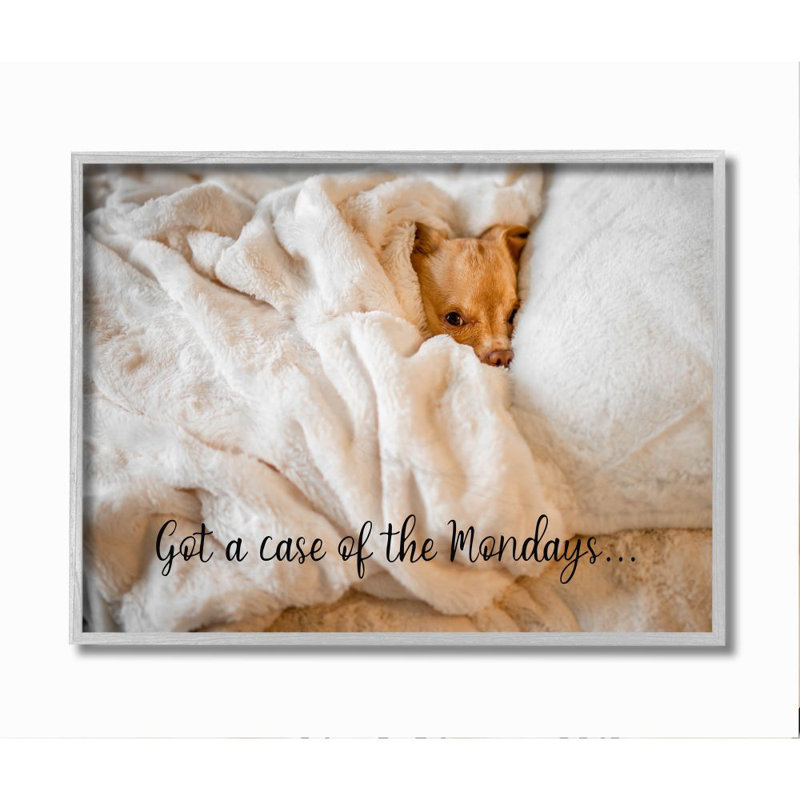 «Case of the Mondays» par Ziwei Li - impression d'art graphique, Estampe numérique Farmhouse, H 16 po x l 20 po x 1,5 po