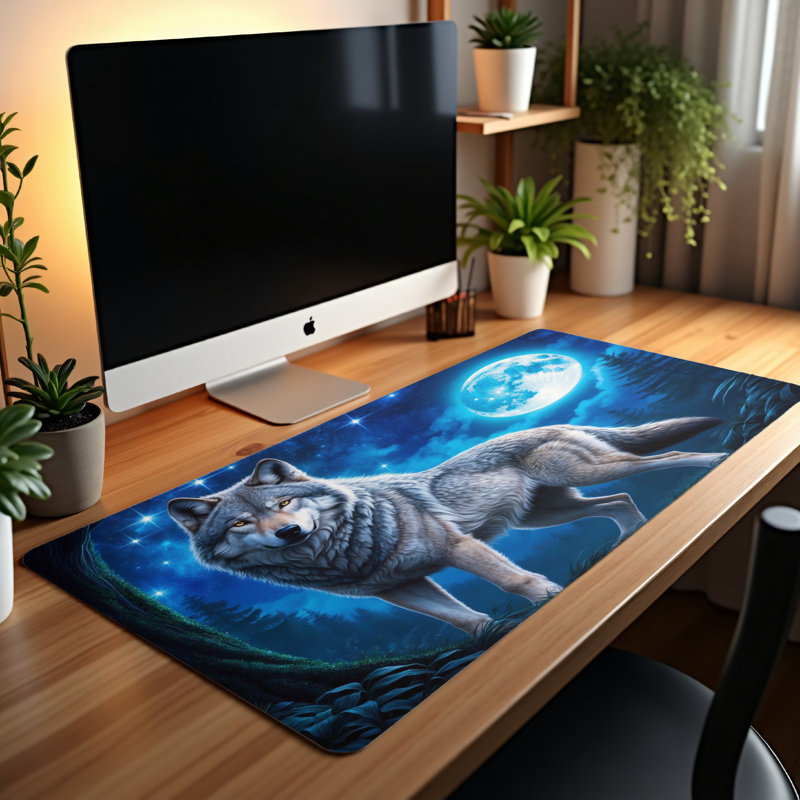 Polyester Desk Pad, 31.5x15.5