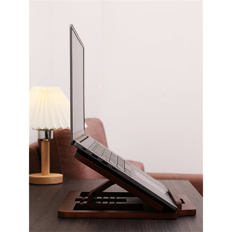 Support pour ordinateur portable, Brun clair