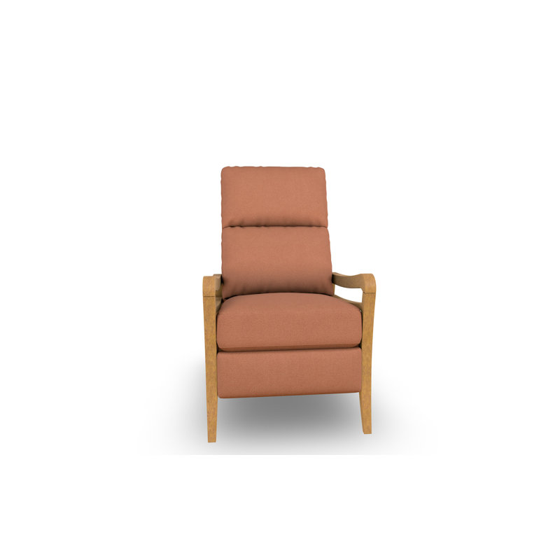 Fauteuil inclinable moderne, Bouleau couleur miel, Palissandre