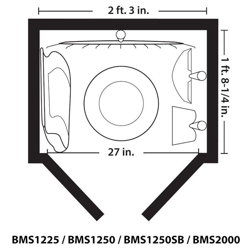 Suncast 2 ft. 9 in. W x 2 ft. D Plastic Vertical Tool Shed