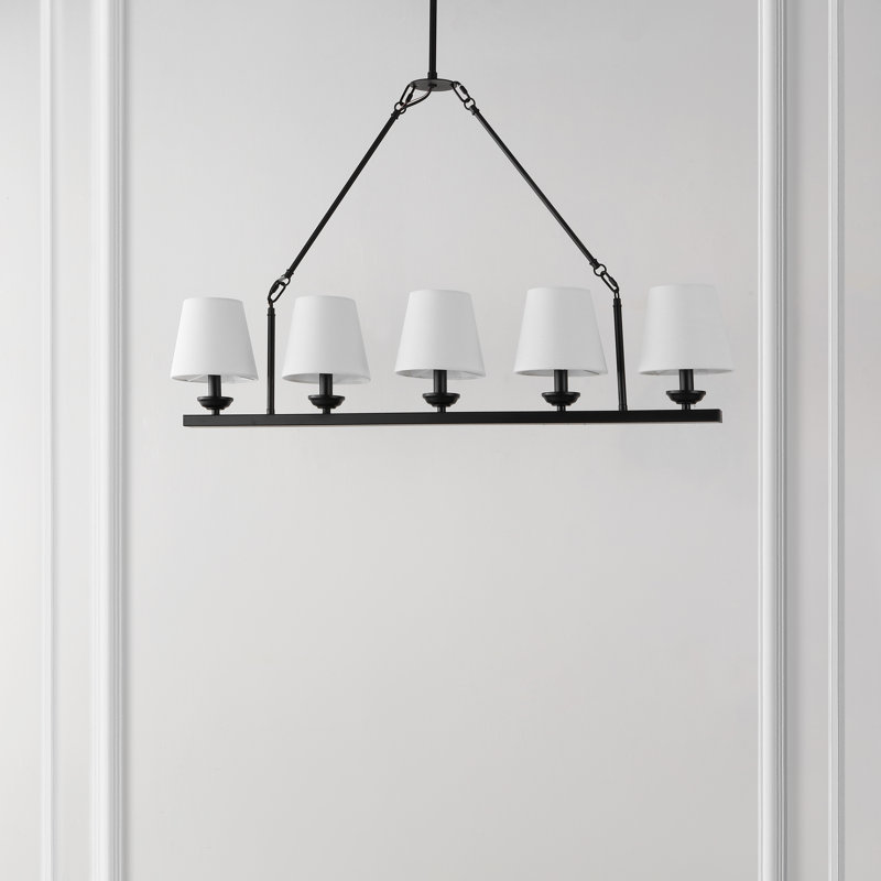 Lustre linéaire moderne à 5 lumières Adalric