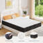 Matelas en mousse à mémoire de forme 10 po / 12 po dans une boîte - Gel rafraîchissant, couches de charbon de bois et soulagement de la pression-1818030005-1824398462