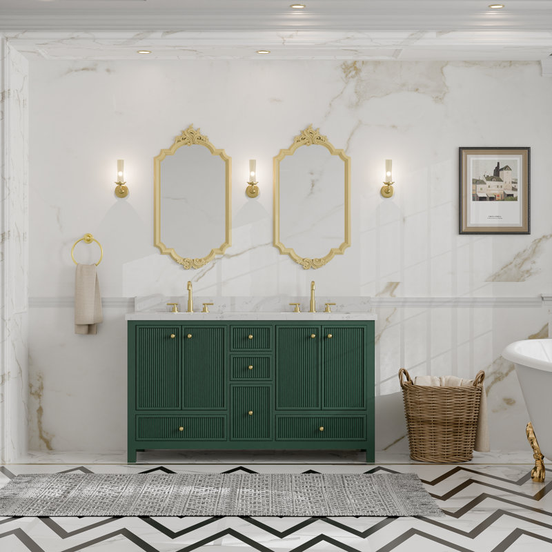 Meuble-lavabo Corena, Designer vert