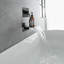 Robinet de salle de bain mural à poignée simple-105339495