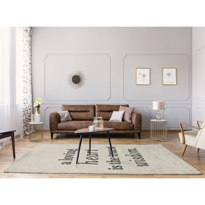 Tapis en poly-chenille "love", Rectangle 5 pi x 7 pi