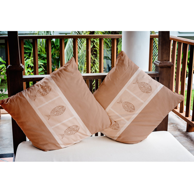 Housse de coussin Bartow, Mauve, 20 po x 20 po