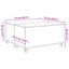 Coffee Table Chipboard Accent Table Couch Centre Side End-1198589148