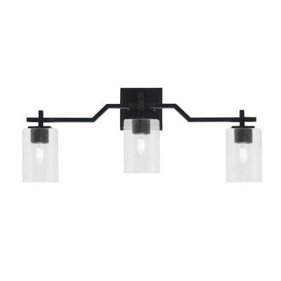 Bar pour salle de bain Headland illustré avec verre à bulles transparent de 4 po