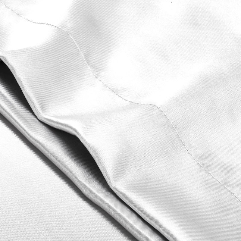 Fermeture de l'enveloppe 100% soie, Blanc, 1 très grande taie d'oreiller