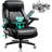 Inbox Zero 600LBS Large Heavy Duty Office Chair With 5D Flip Arms, Big And Tall Office Chair With Pocket Spring Cushion, Extra Wide Office Chair With Adjustable Lumbar Support,Dual Rubber Wheel