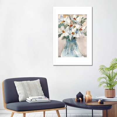 «Daisy Point of View II», reproduction d'art murale, papier d'art encadré