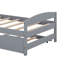 Lit plateforme simple avec lit gigogne-928331413