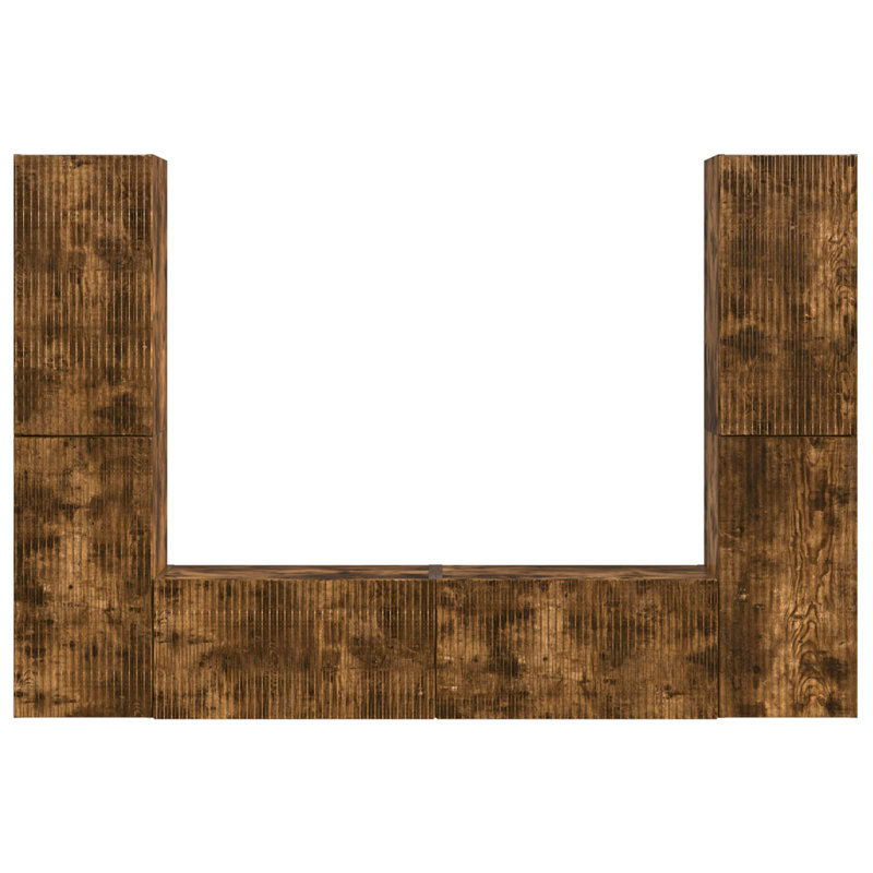 TV Stand for TVs up to 60", Smoked Oak
