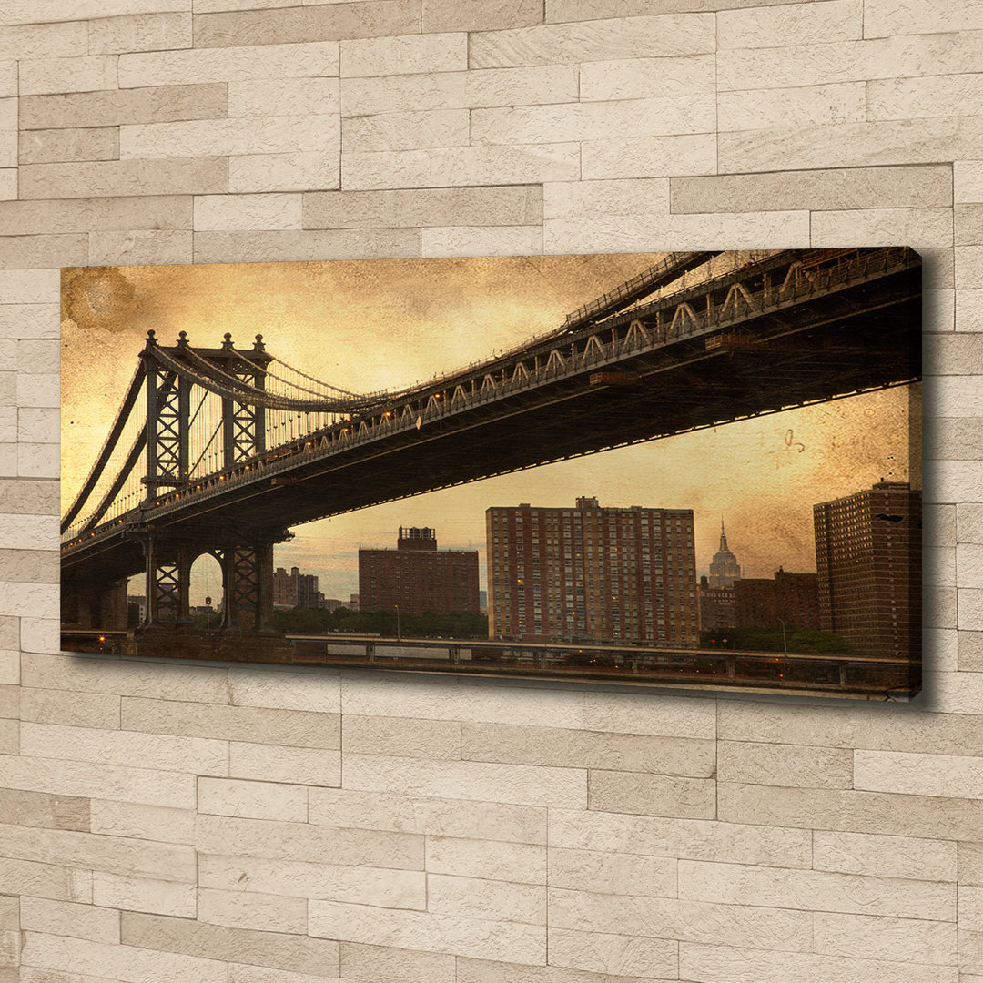 Manhattan New York - Wrapped Canvas Kunstdrucke