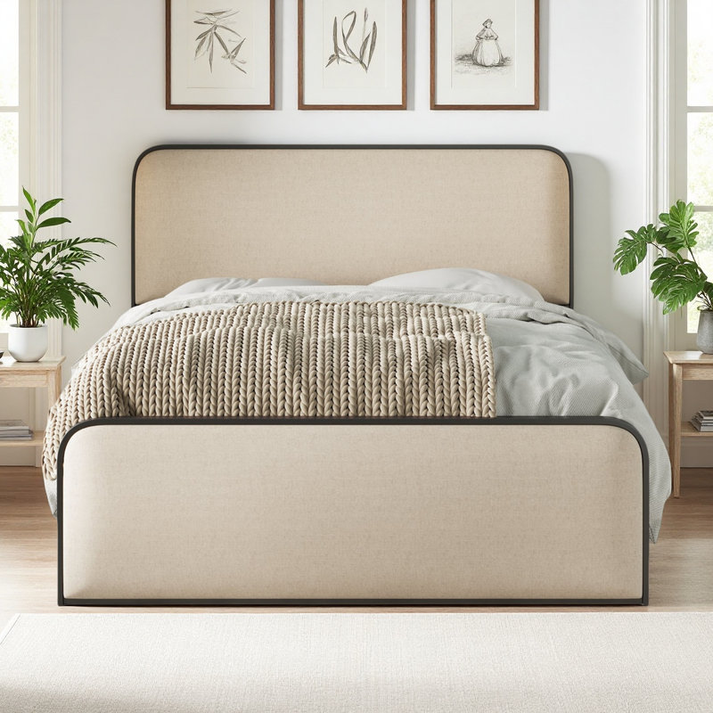Upholstered Bed with Storage