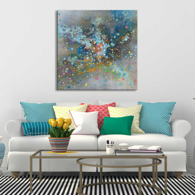 «Andromeda (Square)» par Danhui Nai, reproduction, H 28 po x l 28 po x P 1,5 po, Toile tendue