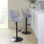 Tabouret de bar clouté réglable avec repose-pieds arrondi en T - ensemble de 2-109578078-121973131