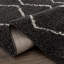 Tapis noir en polypropylène tissé à la machine Jestene-623156761