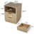 Nightstand With Outlets And Rgb Light, Side Table With 2 Fluted Drawers And Open Area, End Table For Bedroom, Living Room-471415655