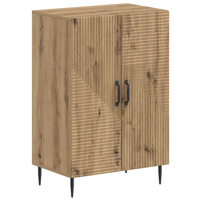 Shoe Storage Cabinet, Artisan Oak