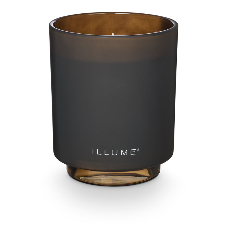Refillable Boxed Glass Candle, Woodfire, Refillable Boxed Glass
