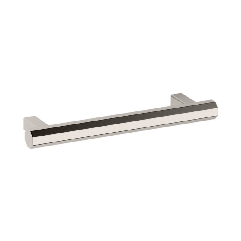 4417 Octagonal Pull, 4" CTC, Satin Nickel