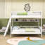 Lit superposé simple en bois avec tablettes, échelle et lattes-1701743975