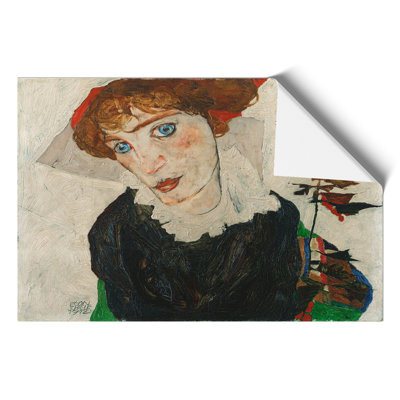 Portrait Of Wally Neuzil by Egon Schiele - No Frame Painting