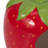 Bird Feeder Ceramic Stoneware Strawberry Design Home Garden Use - 6" Red & Green
