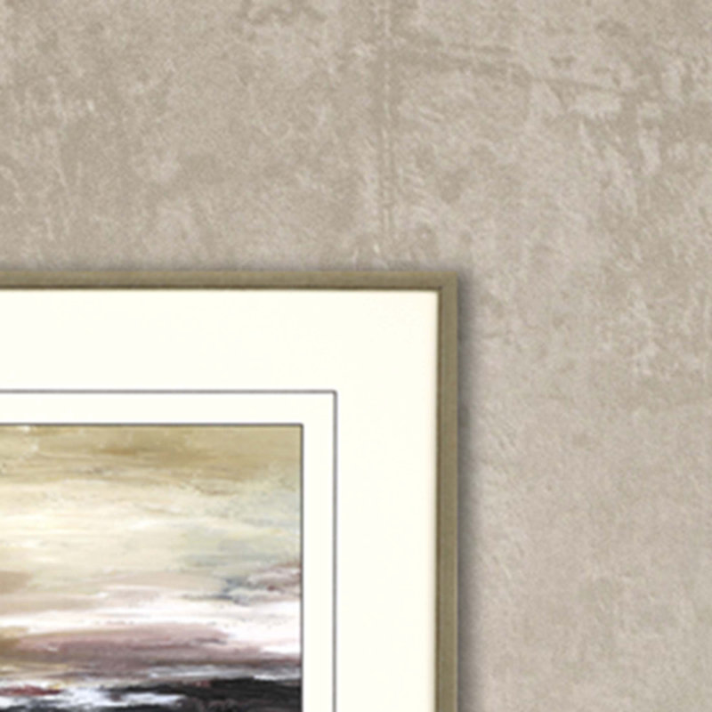 Nouvelle perspective - ensemble de 4 reproductions d'art sur papier encadré