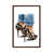 Toile avec cadre en bois brun classique n'est pas disponible