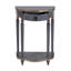 Ashby Demilune Console Table with Storage-558365449