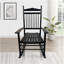 Chaise berçante balcon pour adulte - noir-1806722087
