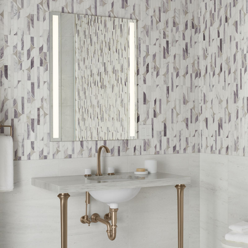 Inline 1-Light Bath Bar, 40" H x 3.5" W x 4.75" D, 3000