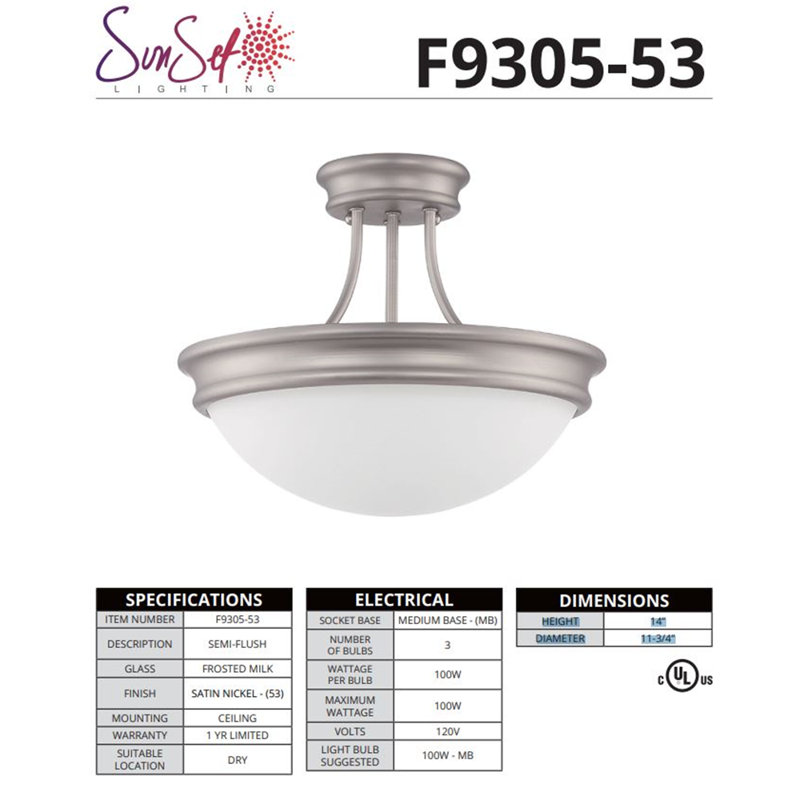 Luminaire suspendu bol 3 lumières Junkersfeld