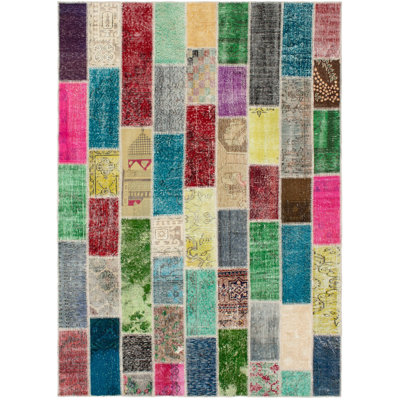 Andrenae One-of-a-Kind 5'7" X 7'10" 1980s Wool Area Rug in