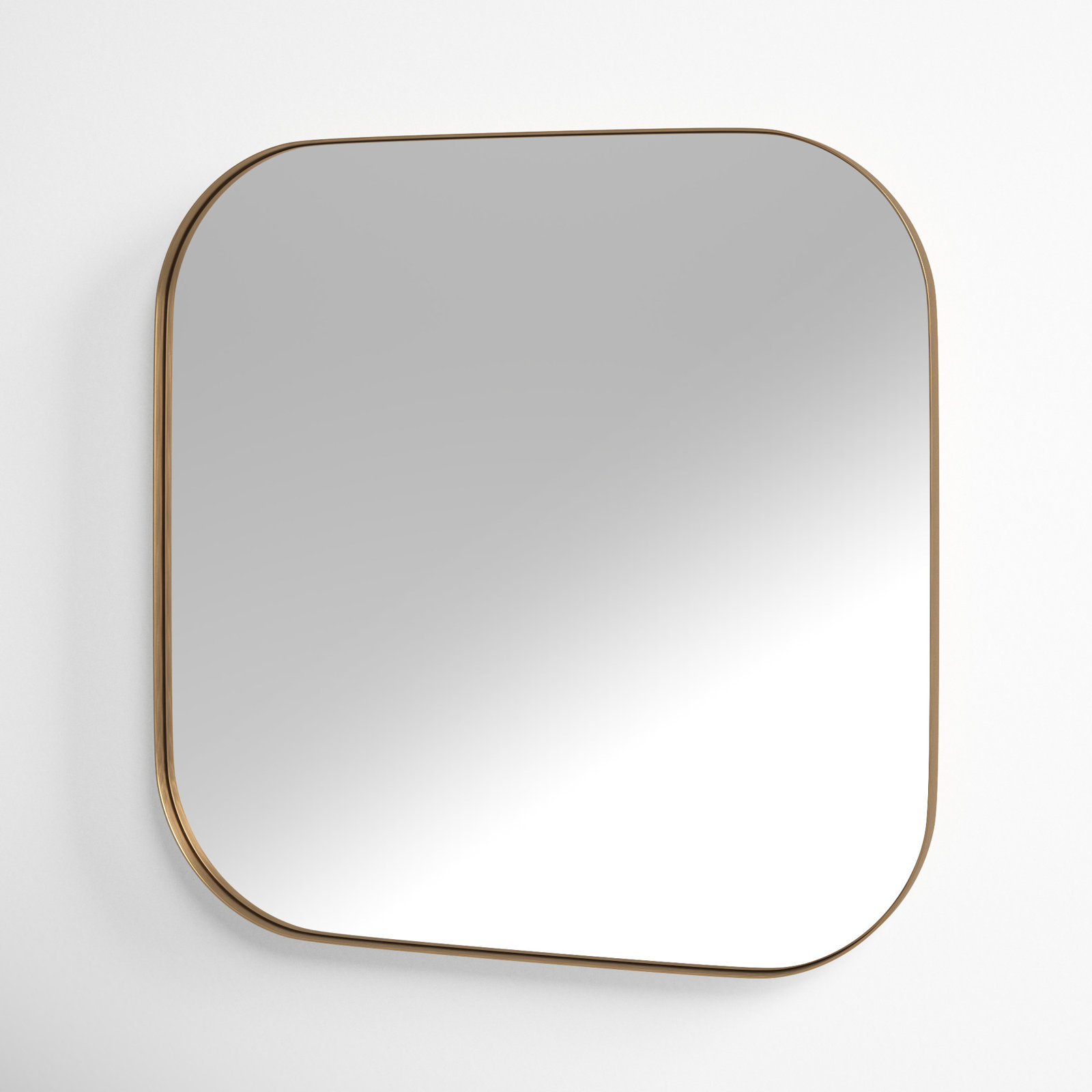 Slade 24" Accent Mirror, 24" x 24", Gold