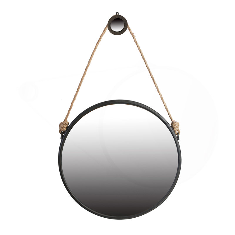 Miroir mural chic et polyvalent avec sangle élégante pour la décoration intérieure