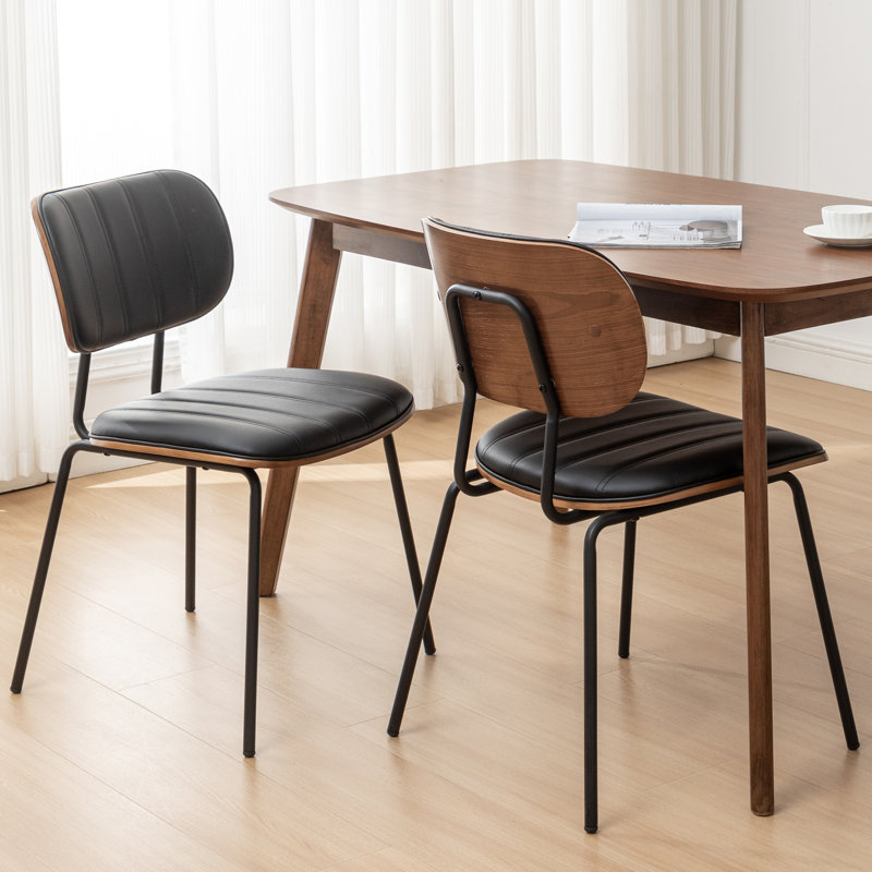 Ketisha Upholstered Dining Chair, Black